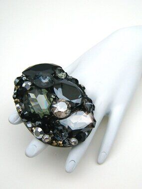 GASOLINE GLAMOUR BLACK CAVIAR DIVINE RING♠️💎🖤